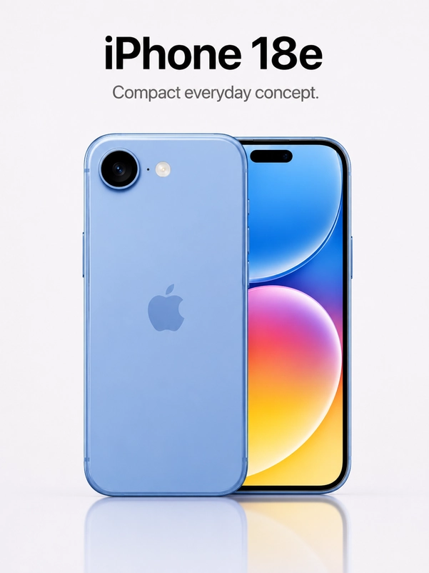 Hình ảnh dự kiến của iPhone 18e