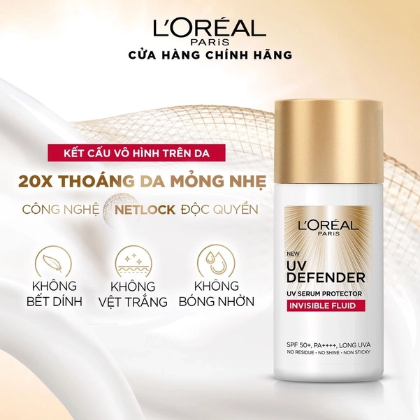 Công nghệ Netlock trong L’Oréal giúp bảo vệ da mỏng nhẹ như serum