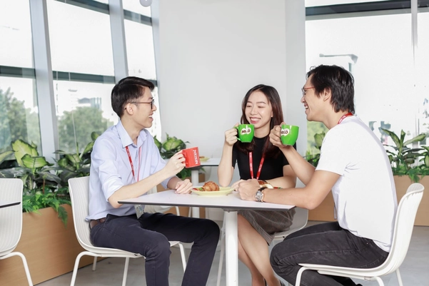 Khu vực thư giãn giúp nhân viên tái tạo năng lượng tại Nestlé